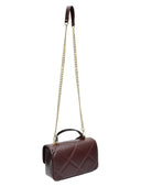 Borsa Carla Ferreri Chiara in pelle naturale bordeaux