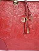 Carla Ferreri Geanta de mana  Nina piele naturala Rosu