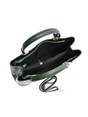 Carla Ferreri Geanta de mana  Nina piele naturala verde