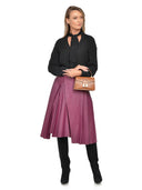 Carla Ferreri Geanta de mana  Ornella piele naturala coniac