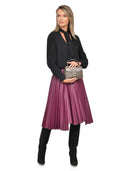 Carla Ferreri Geanta de mana  Ornella piele naturala Taupe