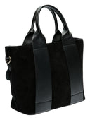 Carla Ferreri Geanta de mana  Fiamma piele naturala Negru