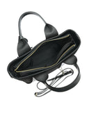 Carla Ferreri Geanta de mana  Fiamma piele naturala Negru