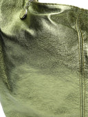 Carla Ferreri Geanta de umar Giuditta piele naturala verde