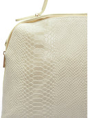 Carla Ferreri Geanta de mana  Bianca piele naturala Bej