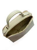 Carla Ferreri Geanta de mana  Bianca piele naturala Bej