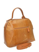 Carla Ferreri Geanta de mana  Bianca piele naturala coniac