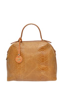 Carla Ferreri Geanta de mana  Bianca piele naturala coniac