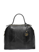 Carla Ferreri Geanta de mana  Bianca piele naturala Negru