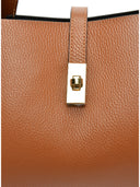 Isabella Rhea Geanta de mana  Agnese piele naturala Coniac