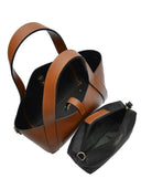 Isabella Rhea Geanta de mana  Agnese piele naturala Coniac