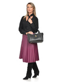 Isabella Rhea Geanta de mana  Agnese piele naturala Negru