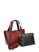 Isabella Rhea Geanta de mana  Agnese piele naturala rosu inchis