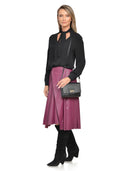 Isabella Rhea Geanta Postas Nerina piele naturala Negru