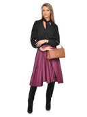 Isabella Rhea Geanta de umar Satra piele naturala Coniac