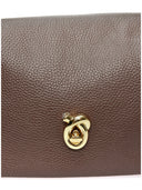 Isabella Rhea Geanta de umar Satra piele naturala Maro inchis