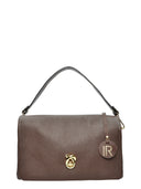 Isabella Rhea Geanta de umar Satra piele naturala Maro inchis