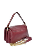 Isabella Rhea Geanta de umar Satra piele naturala Visiniu