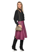 Isabella Rhea Geanta Postas Nefru piele naturala Taupe