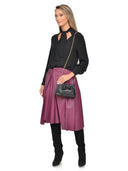 Isabella Rhea Geanta Postas Nefru piele naturala Negru