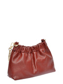 Isabella Rhea Geanta Postas Nefru piele naturala rosu inchis