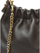 Isabella Rhea Geanta Postas Nefru piele naturala Maro inchis