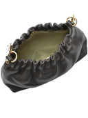 Isabella Rhea Geanta Postas Nefru piele naturala Maro inchis