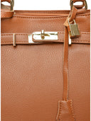 Isabella Rhea Geanta de mana  Vesta piele naturala Coniac