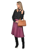 Isabella Rhea Geanta de mana  Vesta piele naturala Coniac