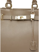 Isabella Rhea Geanta de mana  Vesta piele naturala Taupe