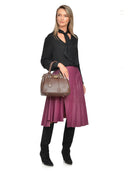 Isabella Rhea Geanta de mana  Vesta piele naturala Maro