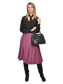 Isabella Rhea Geanta de mana  Vesta piele naturala Negru