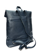 Isabella Rhea Rucsac Sarmisa piele naturala Albastru inchis