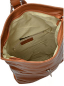 Isabella Rhea Rucsac Sarmisa piele naturala Coniac