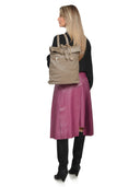 Isabella Rhea Rucsac Sarmisa piele naturala Taupe