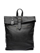 Isabella Rhea Rucsac Sarmisa piele naturala Negru