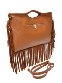 Isabella Rhea Geanta de mana  Dafina piele naturala Coniac