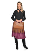 Isabella Rhea Geanta de mana  Dafina piele naturala Coniac