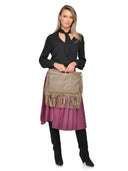 Isabella Rhea Geanta de mana  Dafina piele naturala Taupe