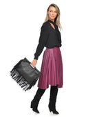 Isabella Rhea Geanta de mana  Dafina piele naturala Negru