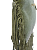 Isabella Rhea Geanta de mana  Dafina piele naturala Verde militar