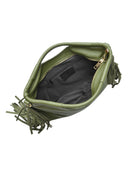 Isabella Rhea Geanta de mana  Dafina piele naturala Verde militar