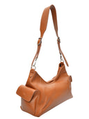 Isabella Rhea Geanta de umar Nia piele naturala coniac