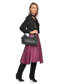 Isabella Rhea Geanta de umar Nia piele naturala Negru