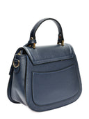 Isabella Rhea Geanta de mana  Zoe piele naturala Albastru inchis