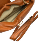 Borsa a tracolla Isabella Rhea Noor, vera pelle color cognac