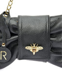 Borsa a tracolla Isabella Rhea Noor, pelle naturale, Nero