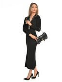 Borsa a tracolla Isabella Rhea Noor, pelle naturale, Nero