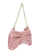 Borsa a tracolla Isabella Rhea Noor, pelle naturale, rosa scuro