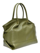 Isabella Rhea Geanta de mana  Delphine piele naturala Verde militar